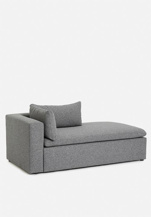Sixth Floor - Halo modular chaise - grey