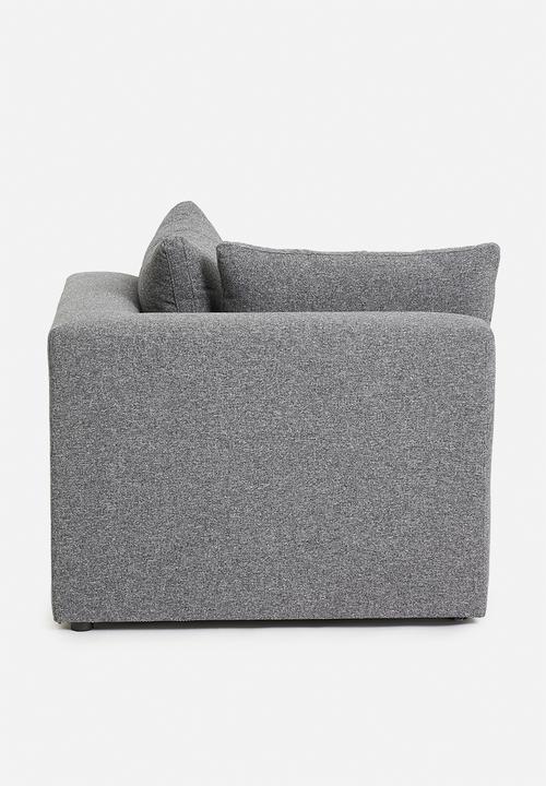 Sixth Floor - Halo modular chaise - grey