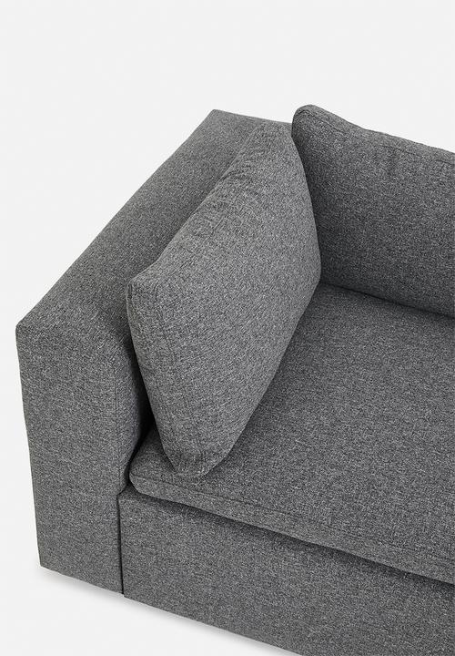 Sixth Floor - Halo modular chaise - grey
