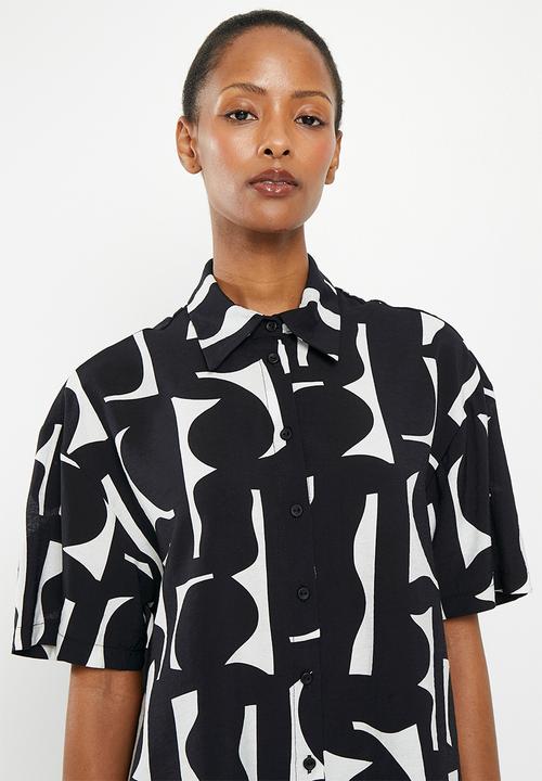 Me&B - The boxy viscose shirt - sea coral