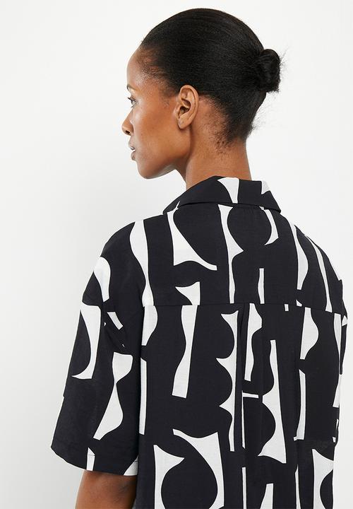 Me&B - The boxy viscose shirt - sea coral