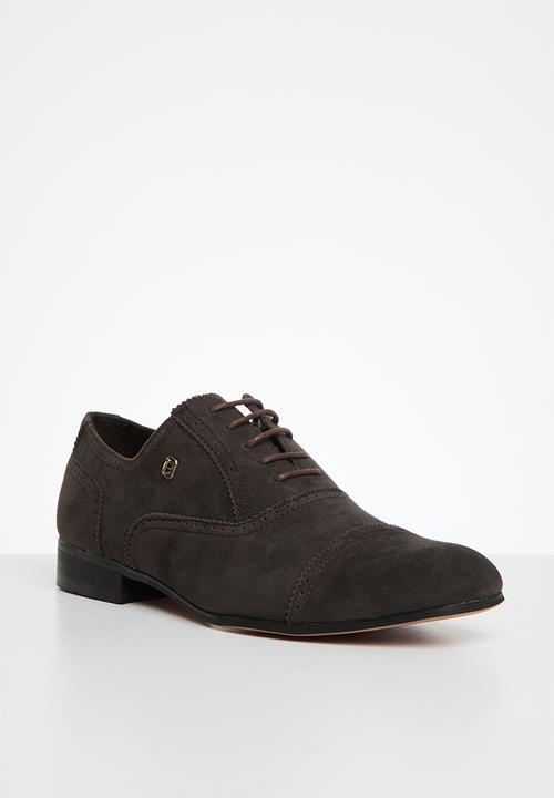 PC - Formal lace up brogue - espresso suede