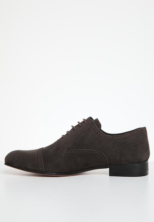 PC - Formal lace up brogue - espresso suede