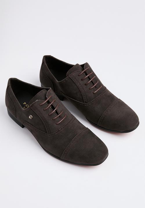 PC - Formal lace up brogue - espresso suede