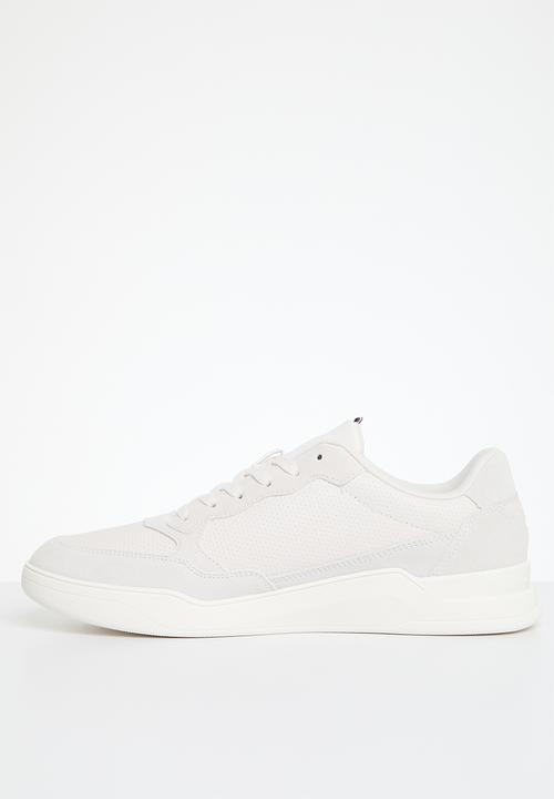 Tommy Hilfiger - Elevated cupsole suede - weathered white