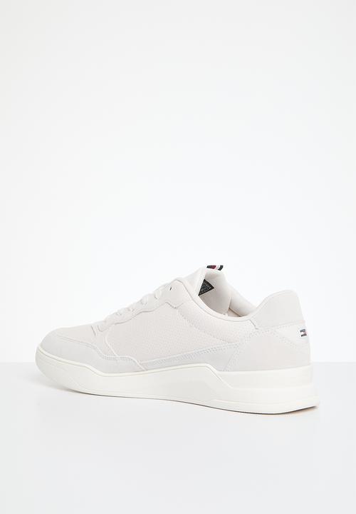 Tommy Hilfiger - Elevated cupsole suede - weathered white