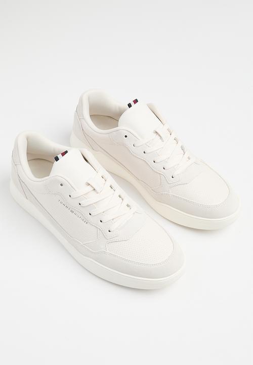 Tommy Hilfiger - Elevated cupsole suede - weathered white
