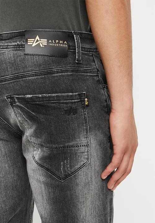 Alpha Industries - Texas 2 stretch denim 5pkt - black