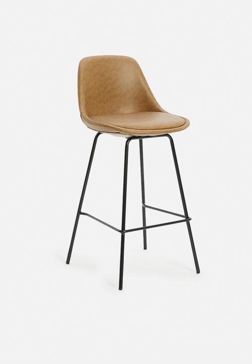 Sixth Floor - Santiago kitchen stool - tan