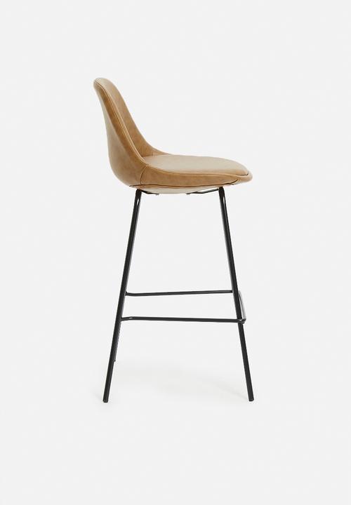 Sixth Floor - Santiago kitchen stool - tan