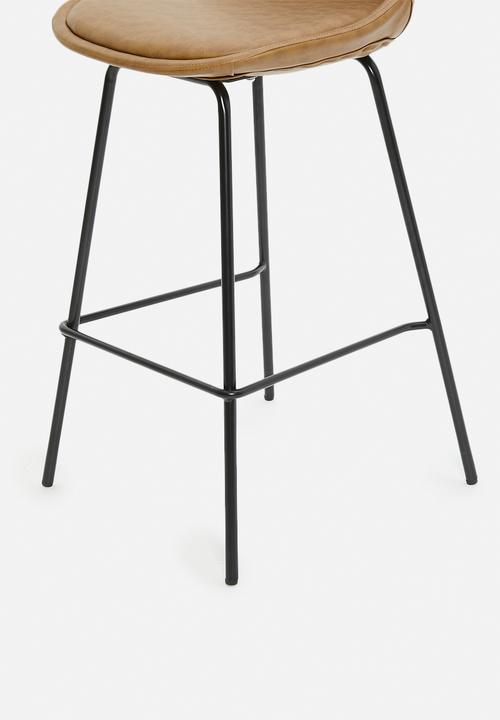 Sixth Floor - Santiago kitchen stool - tan