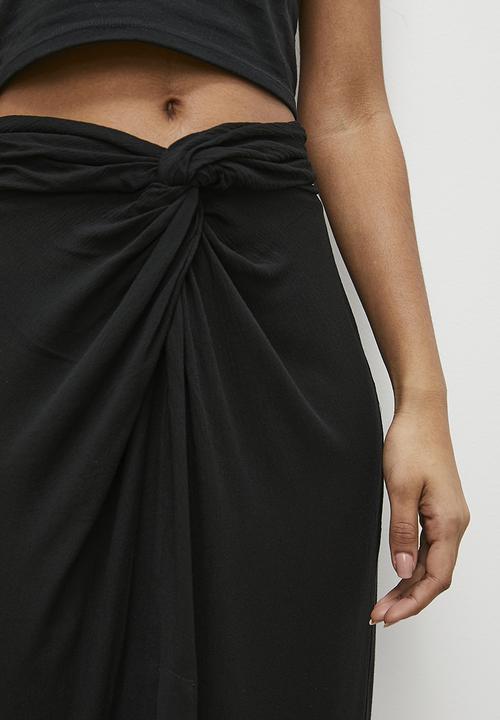 Superbalist - knot detail collumn - black 