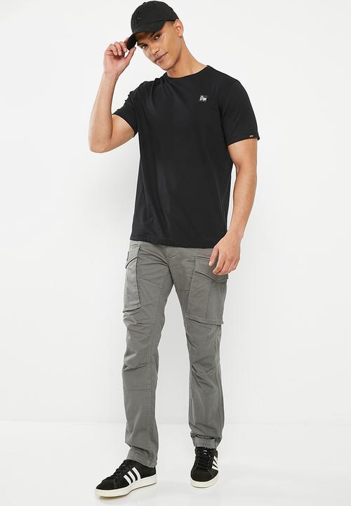 Alpha Industries - Ai rubber badge T-shirt - black