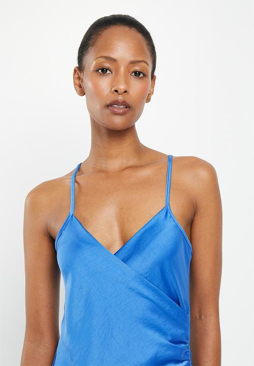 Me&B - The asanda slip dress - blue