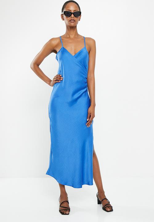 Me&B - The asanda slip dress - blue