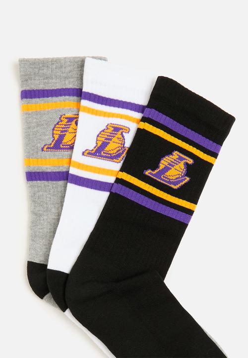 NBA - Crew sock lakers 3 pack - multi 