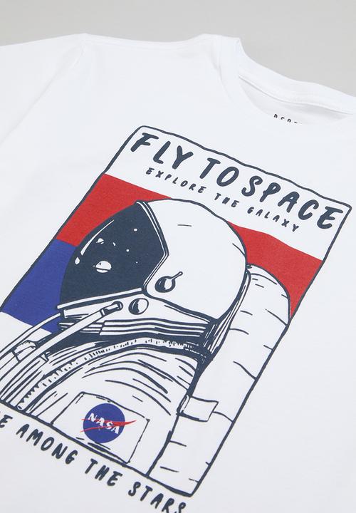 Rebel Republic - Nasa pj set - white/navy