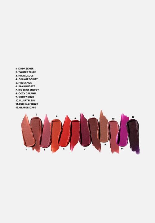 MAC - Bizzare Blizzard Lips By The Dozen Mini Powder Kiss Lipstick