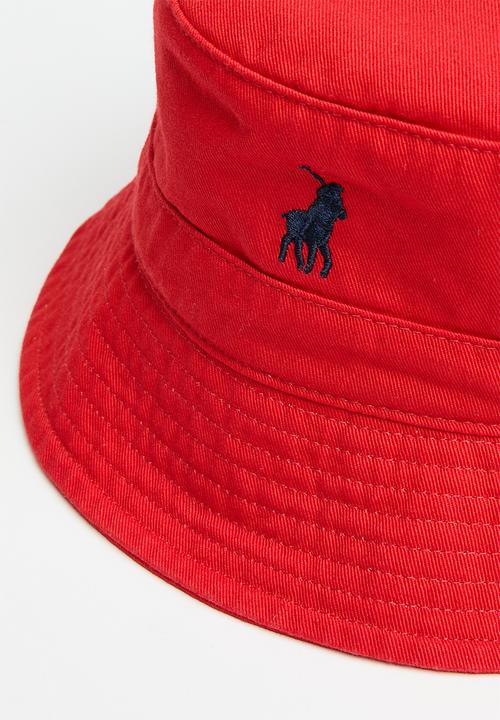 POLO - Kids classic twill bucket - red