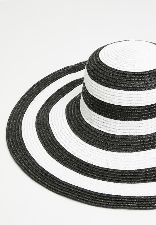 edit - Una sun hat - black & white