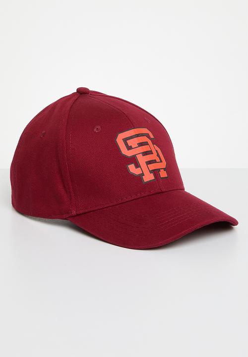 STYLE REPUBLIC - Axl peak cap - maroon