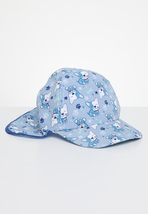 Character Group - Doggy sun peak cap - blue