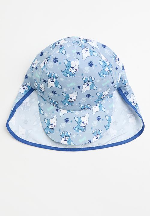 Character Group - Doggy sun peak cap - blue