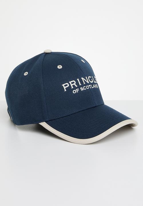 Pringle of Scotland - Casual acrawool cap - navy