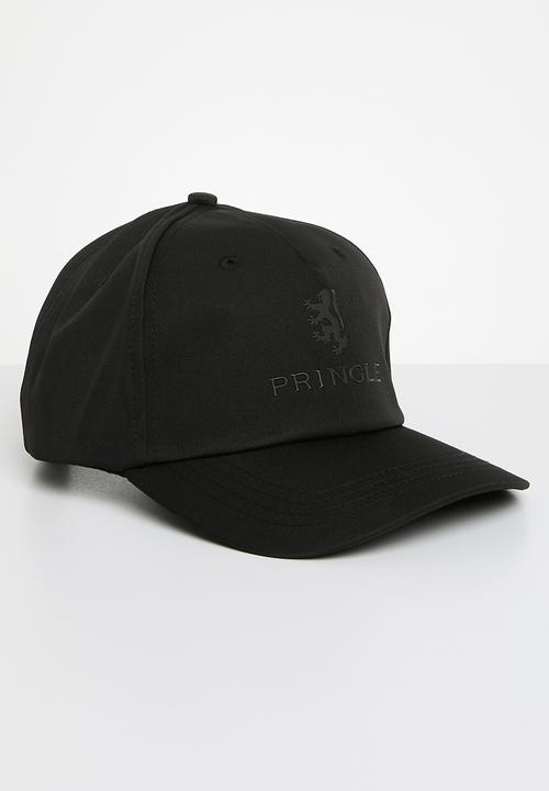 Pringle of Scotland - Tonal branding peak cap - black