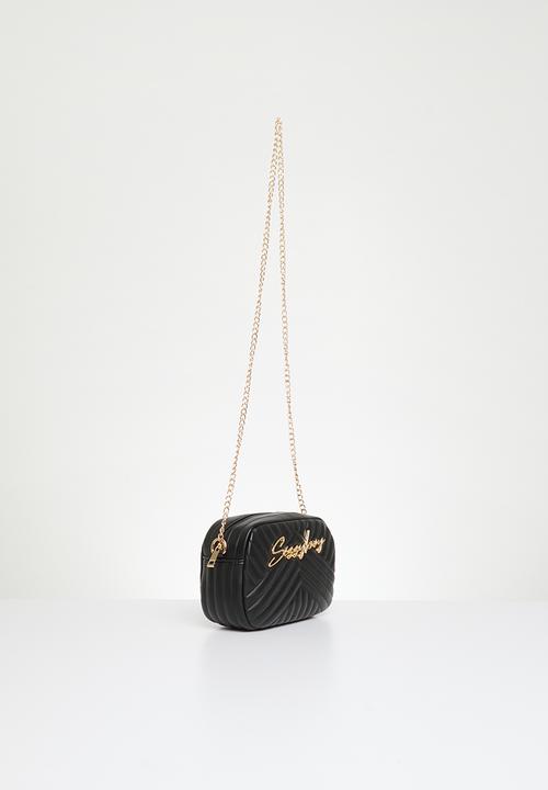 SISSY BOY - Quilted camera bag - black