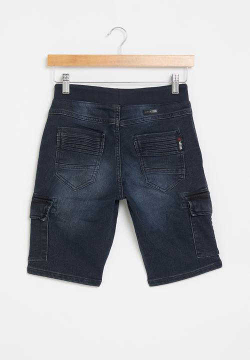 SOVIET - Boys denim short - blue 