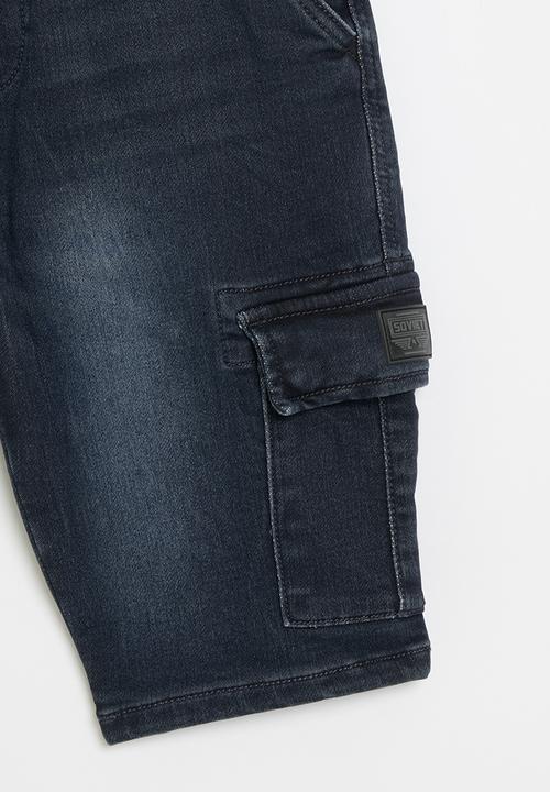 SOVIET - Boys denim short - blue 