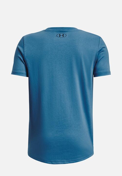 Under Armour - Ua sportstyle left chest short sleeve - cosmic blue & black