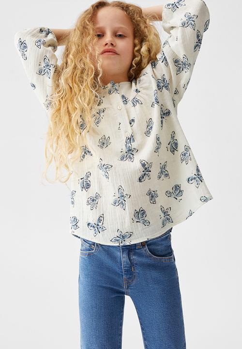 MANGO - Blouse belinda - ligth beige