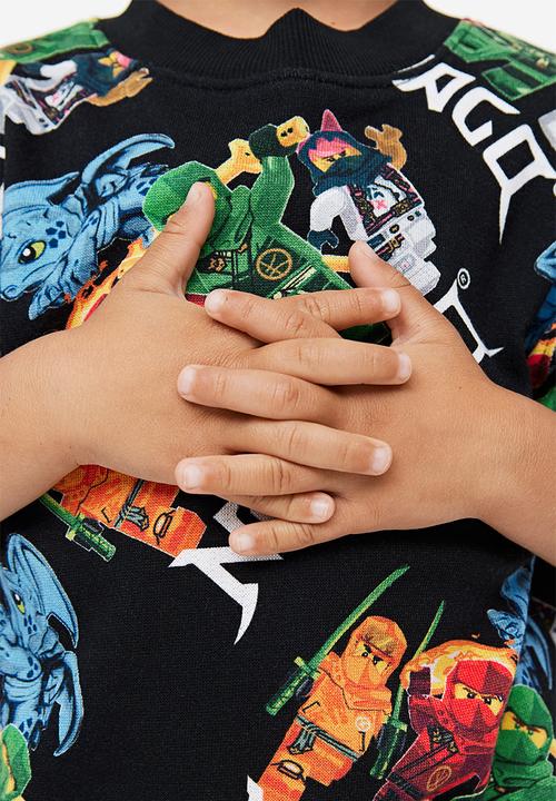 H&M - Printed sweatshirt - black lego ninjago 