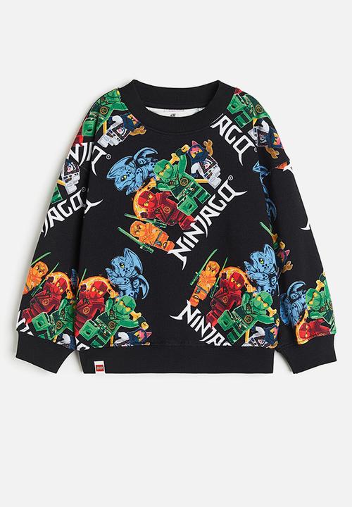 H&M - Printed sweatshirt - black lego ninjago 