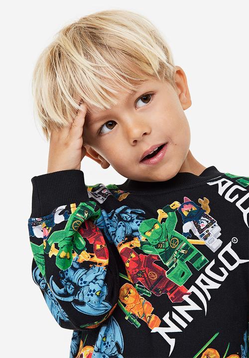 H&M - Printed sweatshirt - black lego ninjago 
