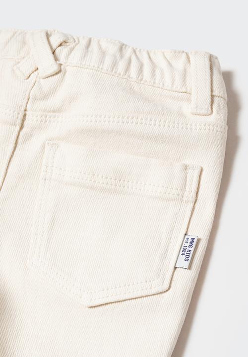 MANGO - Trousers lima - ligth beige