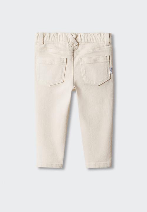 MANGO - Trousers lima - ligth beige