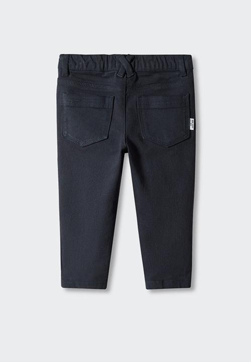 MANGO - Trousers lima - navy