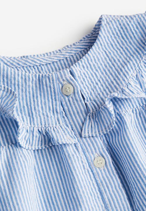 H&M - 2 Piece patterned set - blue striped