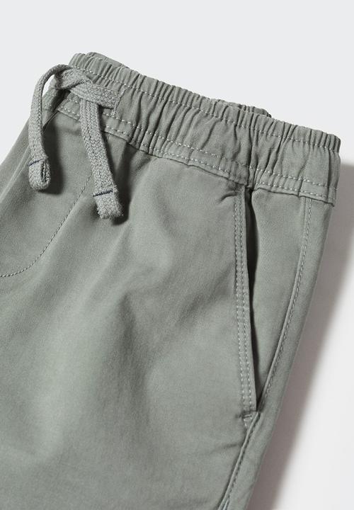 MANGO - Trousers franky - green