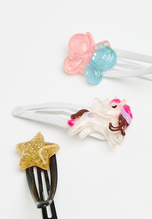 Cotton On - Kids snap clip pack - multi 