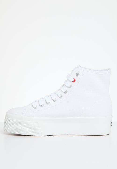 SUPERGA - 2708 bicolor letters platform - 2708 bicolor letters platform