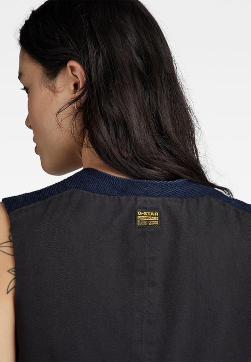 G-STAR - Denim waistcoat wmn -rinsed
