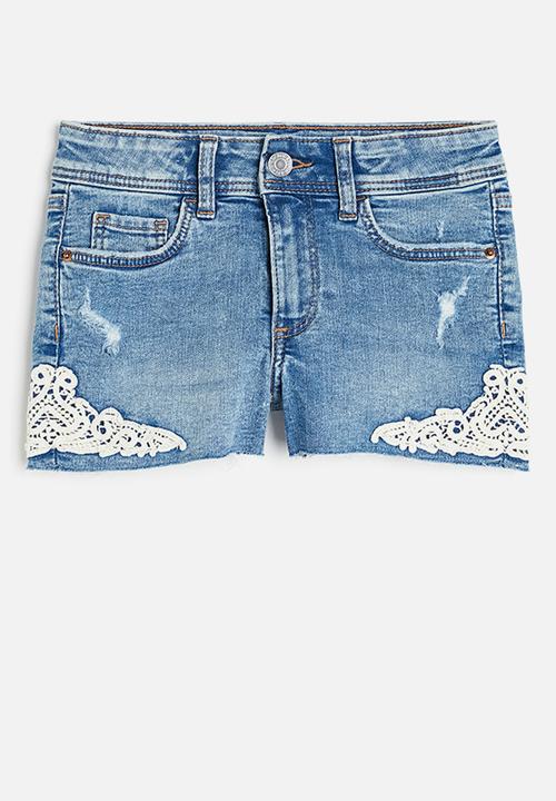 H&M - Denim shorts - denim blue