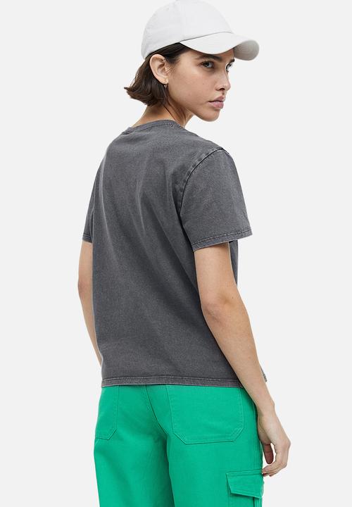 H&M - T-shirt - dark grey