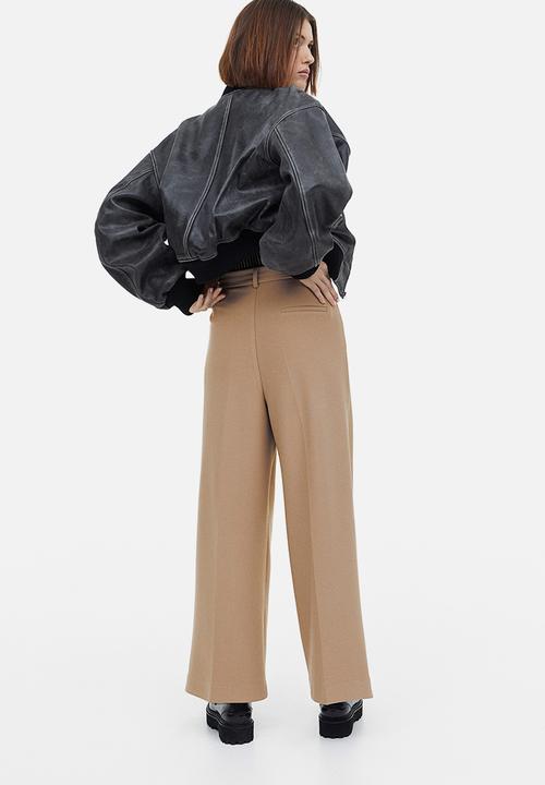 H&M - Tailored trousers - dark beige