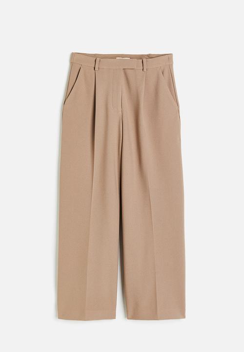 H&M - Tailored trousers - dark beige
