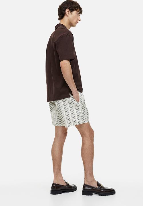 H&M - Relaxed fit cotton polo shirt - dark brown
